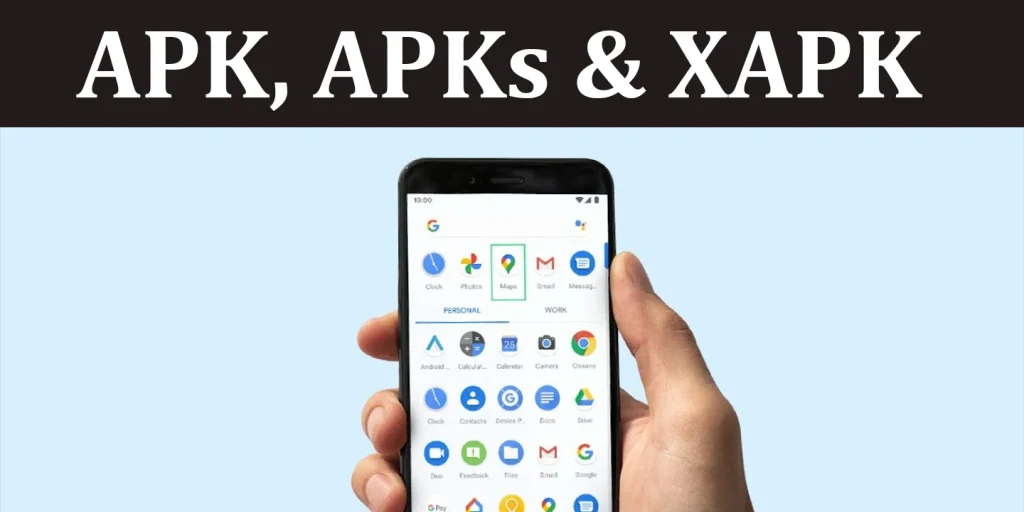 What are APK, APKs, and XAPK files.