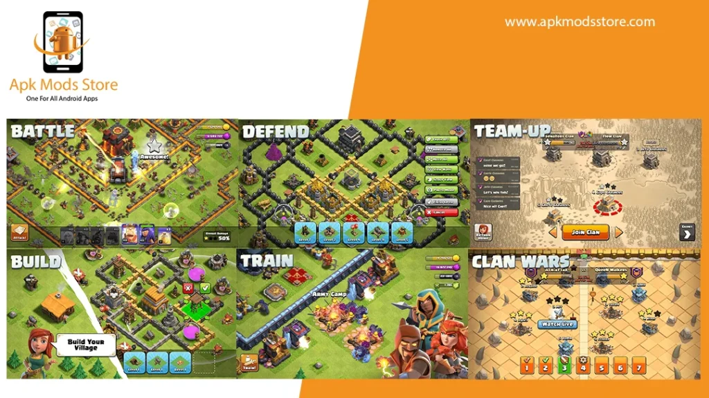 Features Of Clash of Clans Mod APK