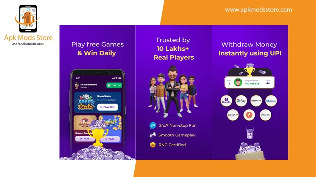 Features of Rush Game